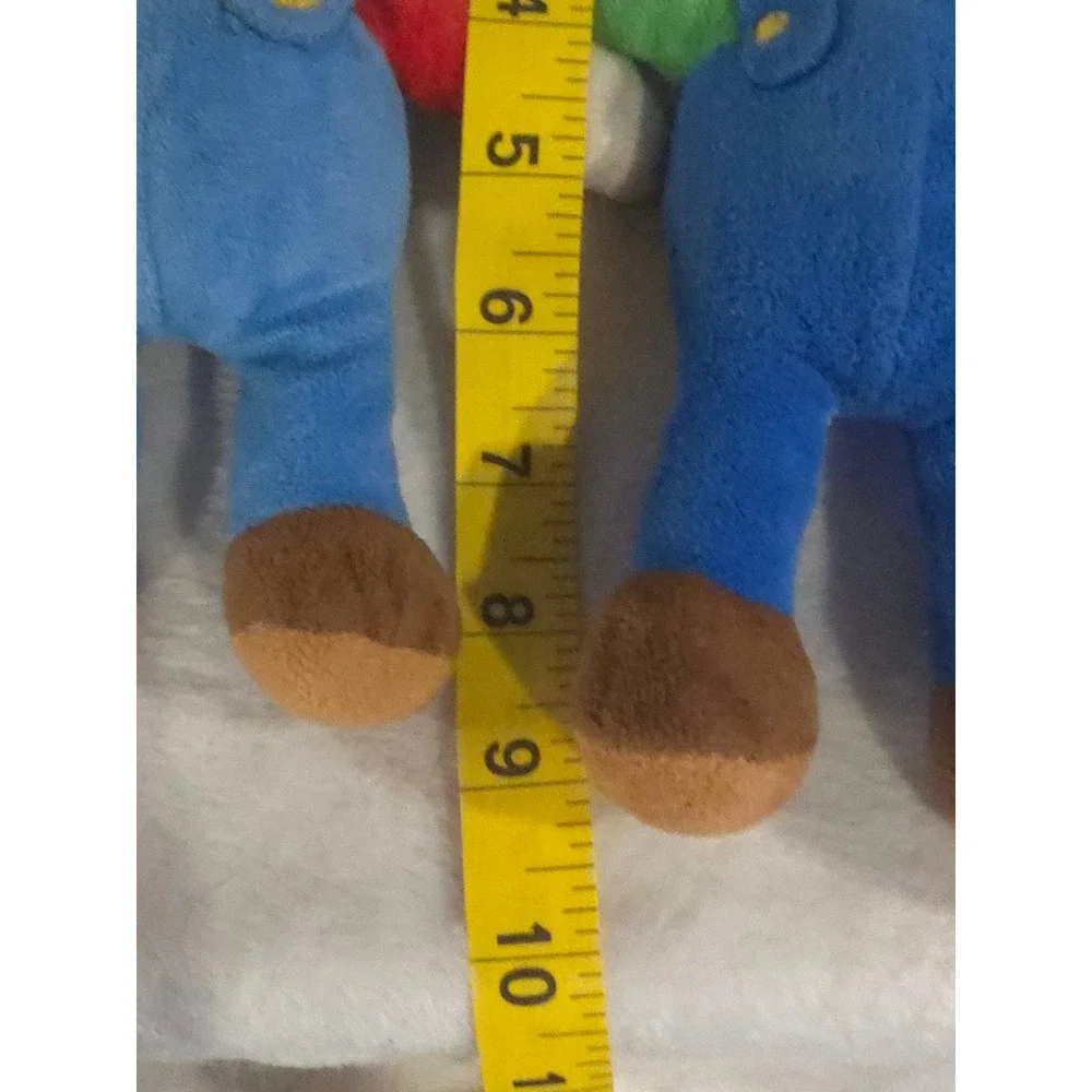 Nintendo Super Mario Luigi Yoshi Plush Toy Lot 9 Inch Video Game Figures
